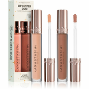 Anastasia Beverly Hills Lip Luster Duo set sijajev za ustnice Guava & Deep Taupe odtenek