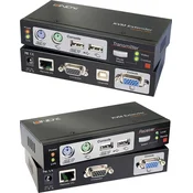 Lindy 300m CAT5 KVM Extender Combo, USB and VGA