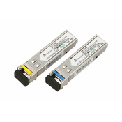 slomart extralink sfp 1.25g | modul sfp wdm | 1,25gbps, 1310/1550nm, en način, 3km, lc, dom, para