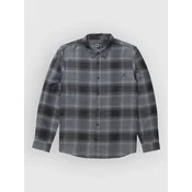 Salty Crew Early Bird Flannel Shirt pirate black