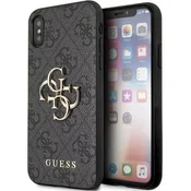 Guess Guess 4G Big Metal Logo - Ohišje za iPhone X (sivo)