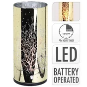 HOMESTYLING LED dekorativni stakleni cilindar KO-XX8113590 7x15 cm