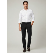 Elit Elegantne muške pantalone sa teksturom, Crne