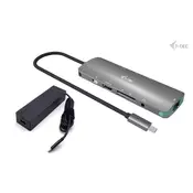 i-tec USB-C Metal Nano Docking Station 4K HDMI LAN, Power Delivery 100W polnilec 100W (paket)