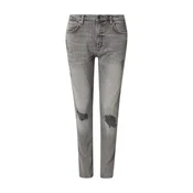 HUGO Kavbojke 734 siv denim