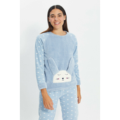 Ženska pidžama -komplet Trendyol Embroidered
