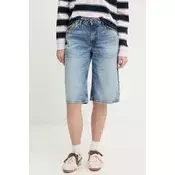 Guess Jeans Jeans kratke hlače W6GD1D D6363 Modra Baggy Fit
