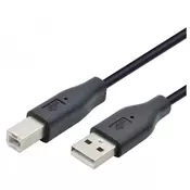 E-GREEN Kabl USB A - USB B MM 3m crni