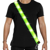 Flintronic LED varnostni ramenski trak, USB polnjenje