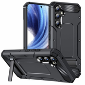 Techsuit - hibridni ovitek Hybrid Armor Kickstand za Samsung Galaxy A54 - črn