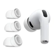 Techsuit AirVibe ET2 nadomestni silikonski ušesni nastavki za Apple AirPods Pro 3 – XS/S/L, 3 kosi, beli