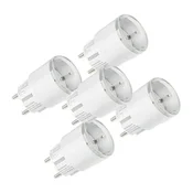 Shelly PAMETNA VTIČNICA SHELLY PLUG S MTR GEN3 12A ZA DOM, KOMPLET 5 VARNIH