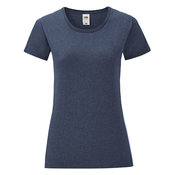 Navy blue Iconic womens t-shirt in combed cotton Fruit of the Loom