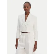 Elisabetta Franchi Suknjič G-I223-61E2-V690 Écru Regular Fit