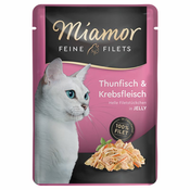 Pocket Miamor Feine Filets Adult tuna in rak v želeju 100 g