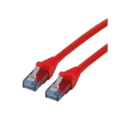 Secomp Roline S/FTP (PiMF) PatchCord Cat6A/CompLv, LSOH, crvena, 0.5m