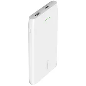 BELKIN Zunanja baterija za pametni telefon in tablico Belkin 10.000 mAh, USB in USB-c napajanje 30 W, zbirka BOOST?CHARGE - bela, (20764328)