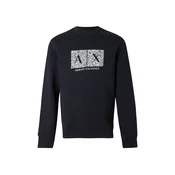 ARMANI EXCHANGE Majica mornarska/golobje modra/bela