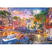 Ravensburger - Puzzle Amsterdam - 1 000 kosov