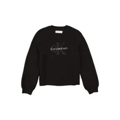 Calvin Klein Jeans Pulover temno siva / črna / bela
