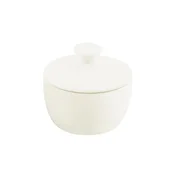 Bowl for sugar, with lid, porcelain, 210ml, Alumilite Soley - Porlan