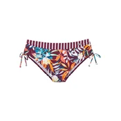 VENICE BEACH Bikini hlačke cijansko modra / oranžna / bordo / bela