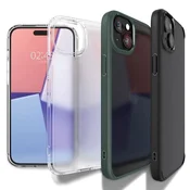 Spigen Ohišje Spigen Crystal Hybrid za iPhone 15 Plus - prosojno modro