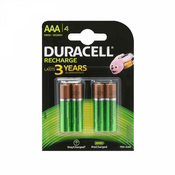Baterija NiMh punjiva 1.2V 750mAh AAA HR03 blister 4/1 Duracell