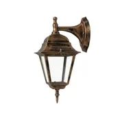 Arte Illumina kvadratna zidna baštenska svetiljka E27, IP44, bronza ( 154-55107 )