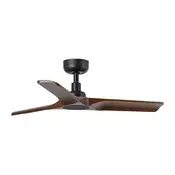 FARO 33806WT - Plafonski ventilator HEYWOOD S drvo/crna precnik 90 cm WT + daljinski upravljac