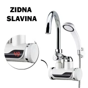 Digitalna zidna slavina sa tušem i protočnim bojlerom