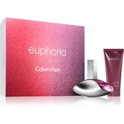 CALVIN KLEIN Ženski parfemski set Euphoria EDP 100ml + bodi losion 100 ml