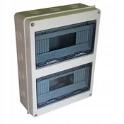 Elprom Razdelilna omarica, nadometna električna inštalacijska doza, 2 x 12 modulov, IP65