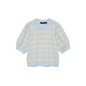 VERO MODA Pulover VMDOFFY svetlo bež/svetlo modra