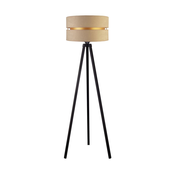 Duolla - Podna lampa DUO 1xE27/60W/230V, precnik 44 cm, bež/wenge