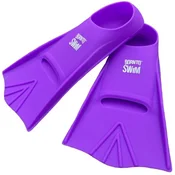 Borntoswim junior short fins purple xxs