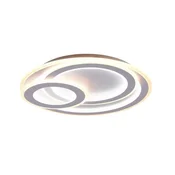 Stropna LED svetilka Mita, 51 cm, mat bela