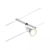 Paulmann 94443 - 1xGU5,3/10W Reflektor za kablovni sistem SALT 12V hrom