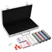 Vidaxl Komplet poker žetonov 300 kosov 4 g