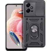 Defender Slide Ovitek za Xiaomi Redmi Note 12 4G - Črna