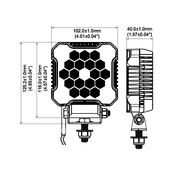 KAMAR LED delovna luč 26W, 2800LM, 18xLED, 12/24V, IP68/2-PACK! [L0172]
