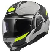 Preklopna motociklisticka kaciga LS2 FF910 Advant II Triple svijetlo siva