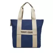 Tommy Jeans Nakupovalna torba bež/modra