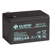 BB TECH Baterija terminal HR15-12 BB T2, 12 V, 15 Ah, Crna