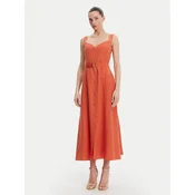 Liu Jo Poletna obleka WA5312 T4818 Oranžna Regular Fit