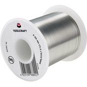 TOOLCRAFT TOOLCRAFT spajkalna žica\, neosvinčena tuljava Sn99\,3Cu0\,7 ROL1 100 g 0.5 mm, (20428523)