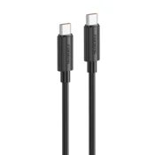 Foneng hišni polnilec adapter GaN10-EU 65W vhod 1x USB A in 2x Type C - 3.0 črn