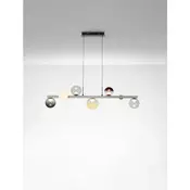SILENZIO LED VISILICA 40W IP20 3000K TRIAK PRIGUŠLJIVA NIKAL/STAKLO NL9190211