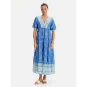 Iconique Poletna obleka IC25-092 Modra Relaxed Fit
