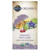 Garden of Life Prenatal Once Daily, multivitamin za nosečnice, 30 zelenjavnih tablet